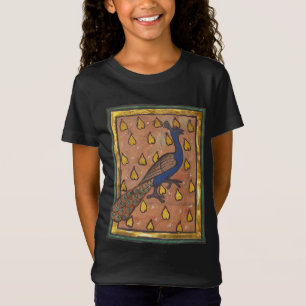 T-Shirt Paon du bestiaire médiéval v. 1270