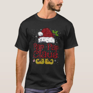 T-shirt Pap Pap Claus Correspondances Famille Noël Père No