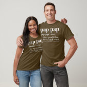 T-shirt Pap Pap Like a Grand-père Dictionnaire Terme (Unisexe)