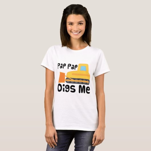 T-shirt PAP PAP me creuse (Devant entier)