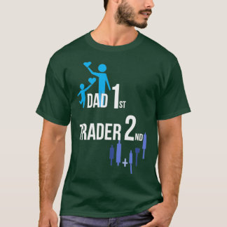 T-shirt Papa 1er Trader 2e
