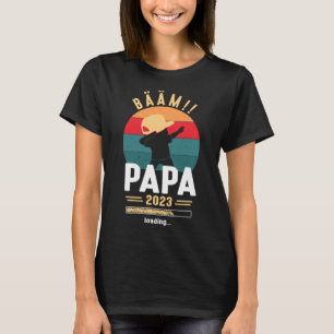 T-shirt Papa 2023 Chargement de Dabbing Papa Travailler Pa