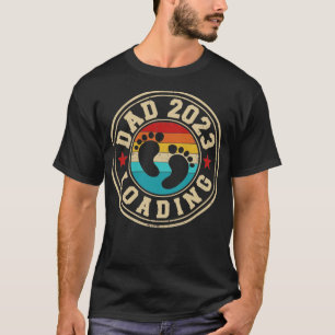 T-shirt Papa 2023 chargement vintage rétro pour nouveau pa