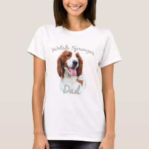 T-shirt Papa 2 de springer spaniel de Gallois