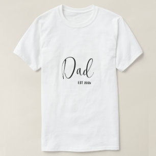 T-shirt Papa a créé un cadeau 202x pour papa
