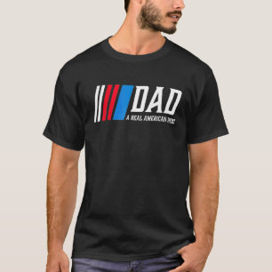 T-shirt Papa A Real American Hero Happy Fête des pères 2