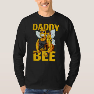 T-shirt Papa Abeille Apiculture Papa Chéri Avec Fille