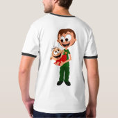 T-shirt Papa aime bébé - 03 (Dos entier)
