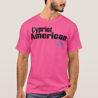T-shirt Papa américain chypriote