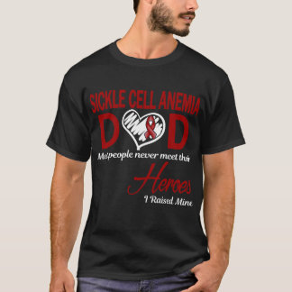 T-shirt Papa Anémie à Cellules Falciformes J'ai Élevé le M