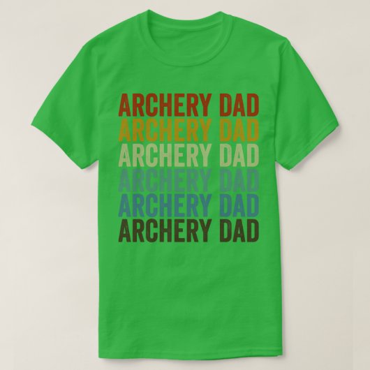 T-shirt Papa archerie Archer Arc et flèche Papa Archerie  (Design devant)