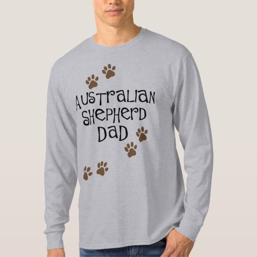 T-shirt Papa australien de berger (Devant)