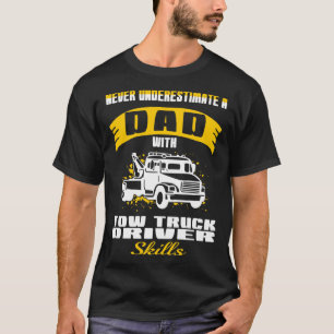 T-shirt Papa Avec Deux Compétences De Conducteur De Camio
