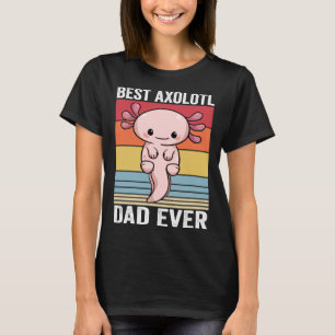 T-shirt Papa Axolotl pour Hommes Vintage 90s Garçons Rétro