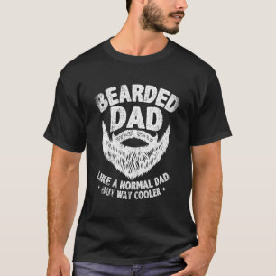 T-shirt Papa barbu homme Juste un papa normal mais bien pl