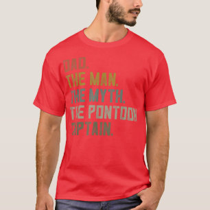 T-shirt Papa Bateau à Voiles Hommes , Capitaine Ponton Vêt