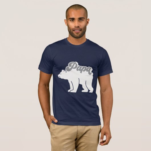T-shirt Papa Bear (Devant entier)