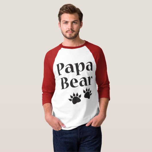 T-shirt Papa Bear (Devant entier)