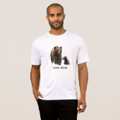 T-shirt *~* PAPA BEAR Cub Fête des pères cadeau AP86 (Devant entier)