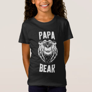 T-Shirt Papa Bear Funny Fête des pères jumelage cadeau