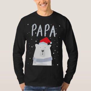 T-shirt Papa Bear Noël La famille du Père Noël