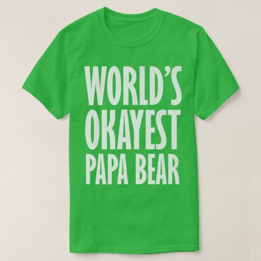 T-shirt Papa Bear Premium 1421, l'ours bleu 1421, le meill (Design devant)