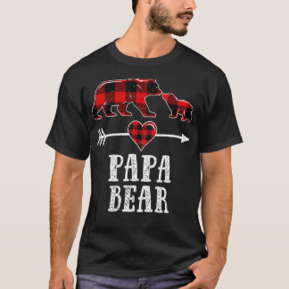 T-shirt Papa Bear, Pyjama pilé par l'ours de Noël papa Bea