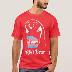 T-shirt Papa Bear Transgenre Papa Trans Enfant LGBT Trans