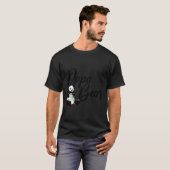 T-shirt Papa Bear Vegan Panda Family (Devant entier)