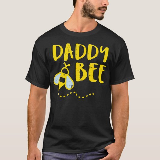 T-shirt Papa Bee Famille Correspondant Apiculture Papa Pap (Devant)