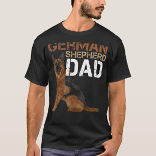 T-shirt Papa Berger Allemand Propriétaire Berger Chien All