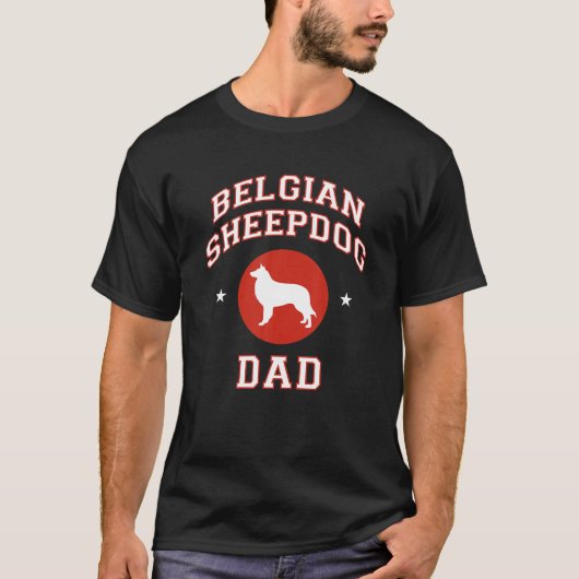 T-shirt Papa berger belge (Devant)