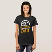 T-shirt Papa Billard - Équipe de billard (Devant entier)