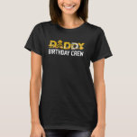 T-shirt Papa Birthday Crew Boy Kids Construction Correspon<br><div class="desc">Papa Birthday Crew Boy Kids Construction Famille correspondante</div>