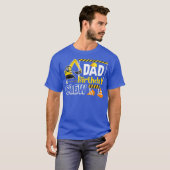 T-shirt Papa Birthday Crew Construction s Cadeau Anniversa (Devant entier)