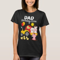 Papa Birthday Crew Tractor Barnyard Farm Animaux B