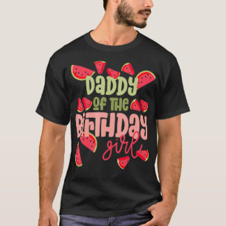 T-shirt Papa Birthday One in the Melon Watermelon Birthday