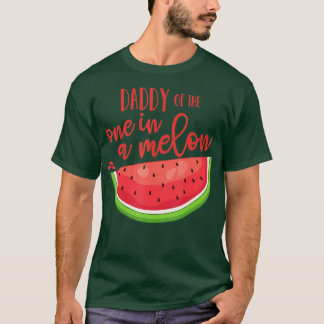 T-shirt Papa Birthday One in the Melon Watermelon heme Boy
