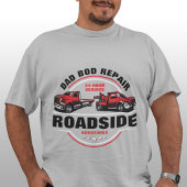 T-shirt Papa Bod Réparation Assistance routière Camion de 