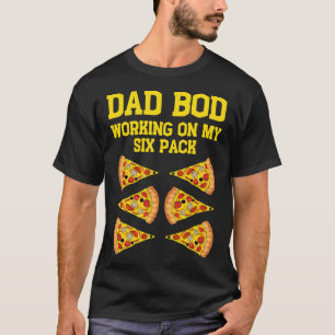 T-shirt Papa Bod Travailler Sur Mon Pack De Six Pères De P