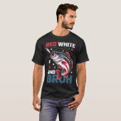 T-shirt Papa bodybuilder pêcheur (Devant entier)
