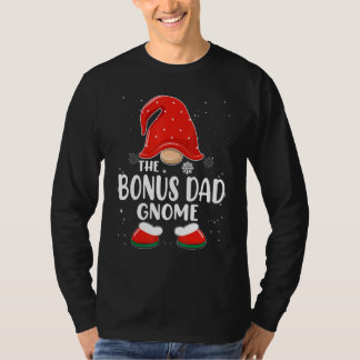 T-shirt Papa Bonus Gnome Buffalo à carreaux Famille assort