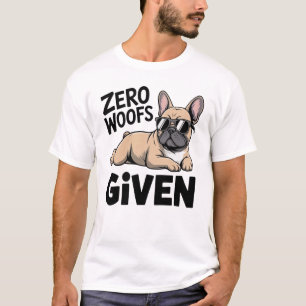 T-shirt Papa Bouledogue Français Antisocial Humour Canin D