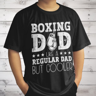 T-shirt Papa Boxe Comme Un Papa Régulier Mais Plus Cool