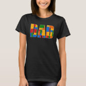 T-shirt Papa Brick Builder Blocks Master Builder Gifrs Bo (Devant)