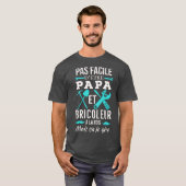T-shirt Papa Bricoleur (Devant entier)