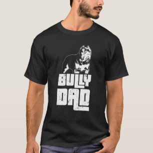 T-shirt Papa Brute Amant de Pitbull Mignon Amant de Chien