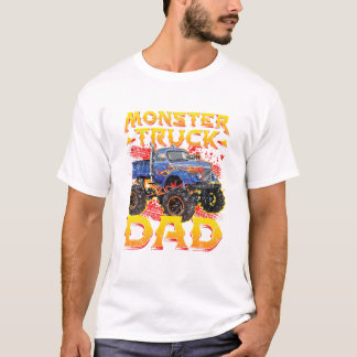 T-shirt Papa camion monstre