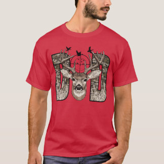 T-shirt Papa Camo Chasse Caméléon Fête des Pères Da