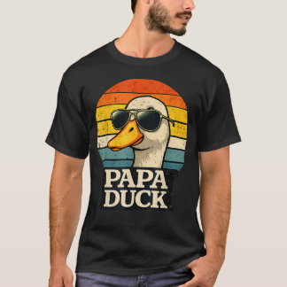 T-shirt Papa Canard Mignon Amoureux de Papa Canard Qui Can